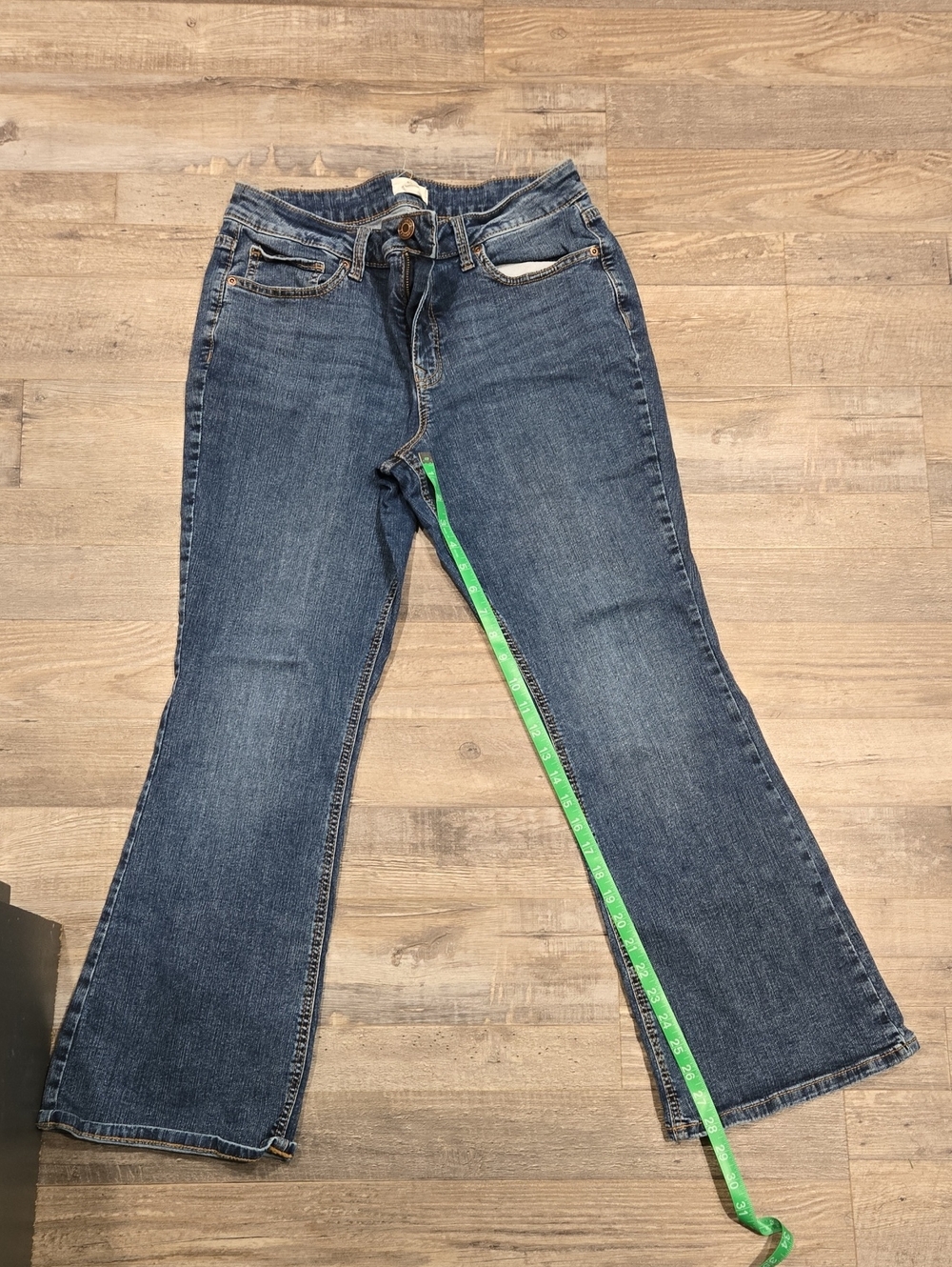 Maurices Dark Blue Flared Jeans